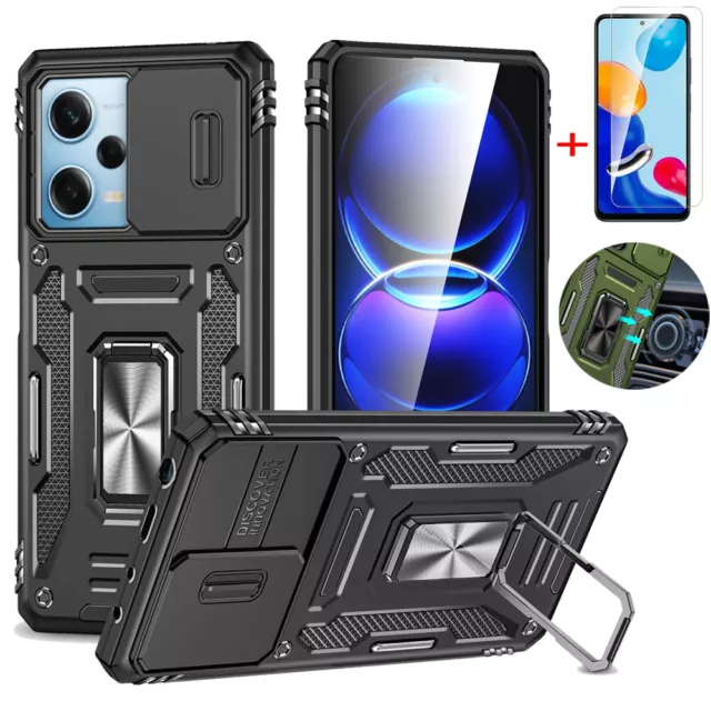 Panzer Hülle Für Xiaomi Redmi Note 11S 11 12 Pro 11T Pro Kameraschutz Ring Case