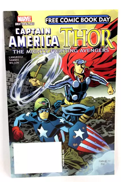 Captain America & Thor Mighty Fighting Avengers #1 FCBD 2011 Marvel Comics F-/F