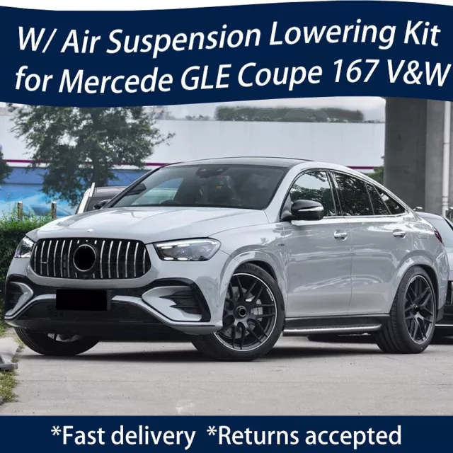 💥 for 2019+ Mercedes W167 GLE Coupe 450 53 63 AMG Adjustable Air Lowering Links