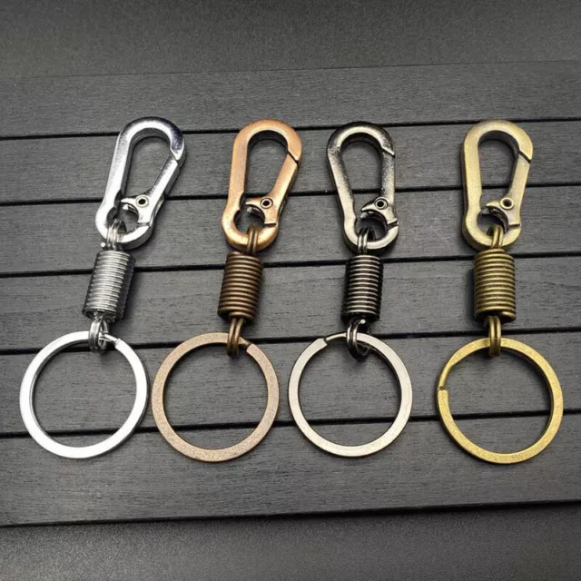 1PC Stainless Steel Climbing Hook Simple Strong Carabiner Car Keychain Outdoor