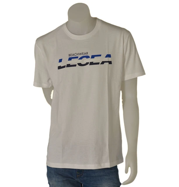 T-Shirt Uomo Cotone Mezza Manica Girocollo Stampa Marca Legea Art. 36500