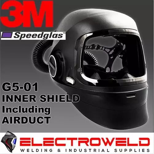 3M Speedglas Inner Shield G5-01 Welding Helmet Shell w/ Airduct Airflow - 611195