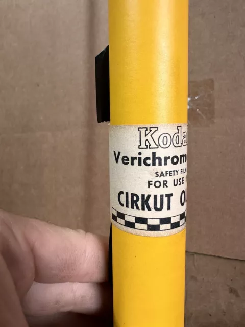 Película sartén para cámara Kodak Cirkut 8 pulgadas por 5 pies caja sellada caducada 1974 2