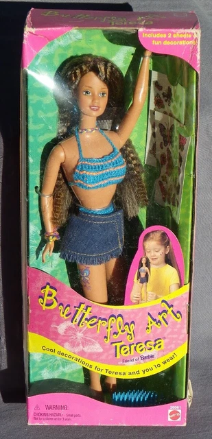 MATTEL - POUPÉE Barbie Butterfly Art - Tattoo - 1998 EUR 7,00 - PicClick FR MATTEL - POUPÉE Barbie Butterfly Art - Tattoo - 1998 EUR 7,00 - PicClick FR