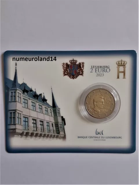 DISPO Coincard 2 euro LUXEMBOURG 2023 Commémo. Comité Olympique