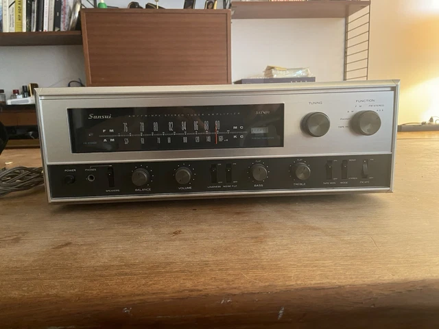 Ampli Vintage Shakard SA 820 – Puissance Stéréo Hi-Fi Argent, Rare