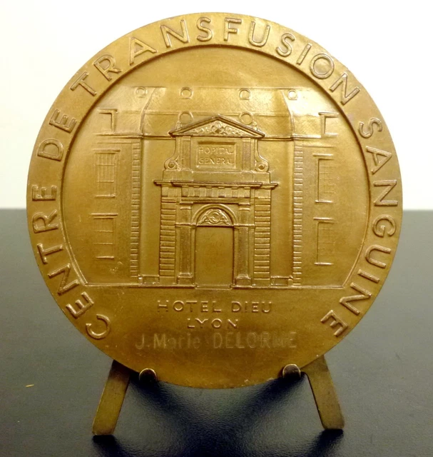 Médaille Docteur Léopold Ollier - Hôtel-Dieu De Lyon - Signée Alfred Boucher 1900 | Bronze XIXème