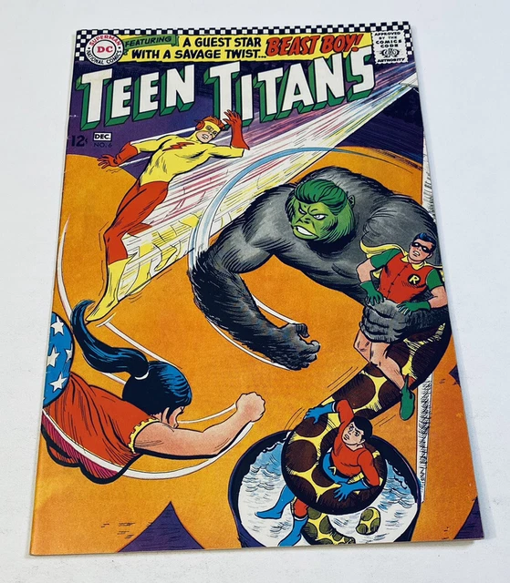 Teen Titans #6 Beast Boy Appearance Doom Patrol Cameo DC Comics 1966
