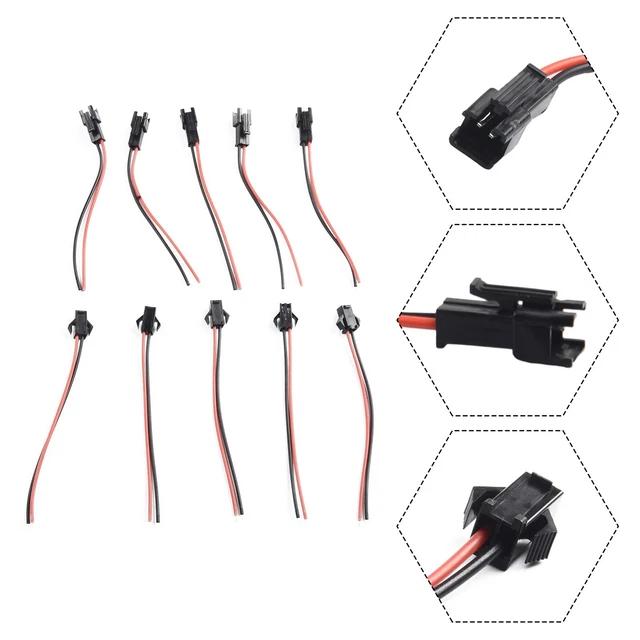Installation facile SM 2 broches 2P connecteur mâle femelle prise pour bande lu