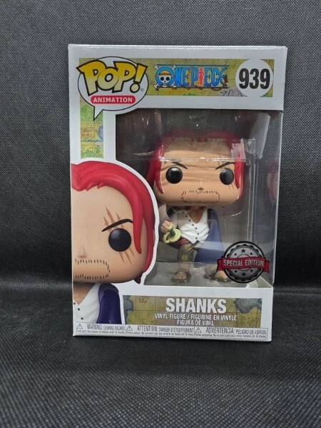 Funko Pop! One Piece – Shanks Avec Wanted Poster, édition C2E2 2024, Neuf