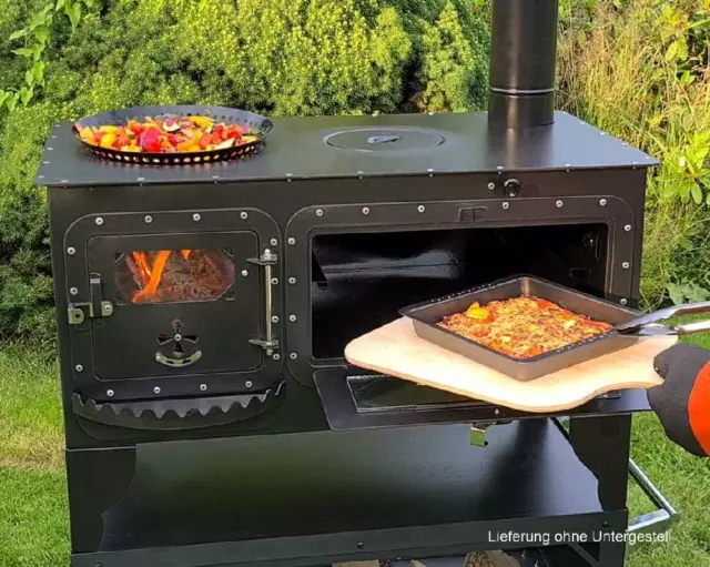 XL Garten-Backofen "Elise XL" Pizza-/Brotbackofen Garten-Kochstelle Gartenküche