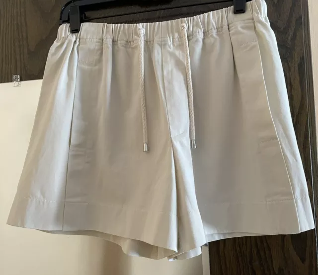 $250 Helmut Lang Cotton Drawstring Shorts Size M