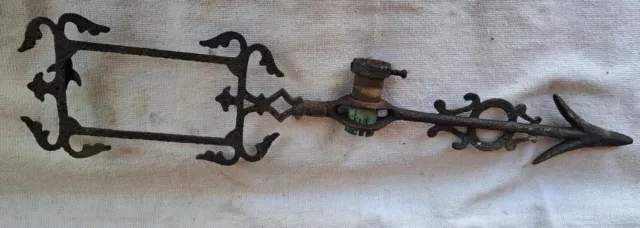 Antique Lighting Rod Directional 18" Used Missing Glass