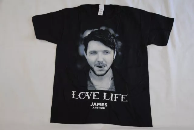 James Arthur Love Life Face Tour 2014 T Shirt New Official Singer Rare