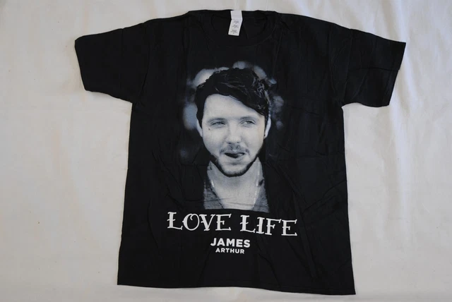 James Arthur Love Life Face Tour 2014 T Shirt New Official Singer Rare