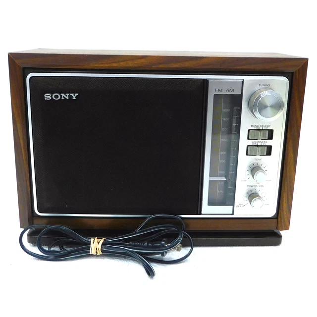 VINTAGE SONY ICF-9740W 2 Bands AM/FM Tabletop Radio $9.99 - PicClick