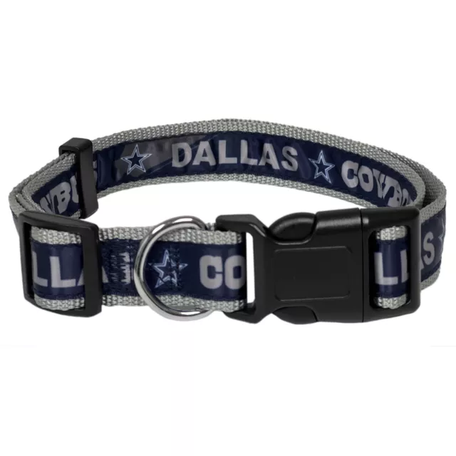 NFL Licensed Pet Collar Shiny & Colorful Adjustable Dog Collar & Cat Collar