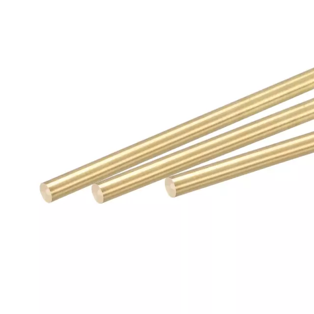 Laiton Tige Laiton Solide Tige 5mm Dia 150mm Long pour RC Artisanat Coffret 10