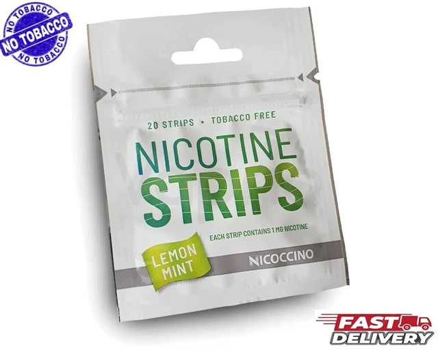 Nicoccino Nicotina 1mg Strisce 20 Limone Menta Sapore Scadenza 06/2024