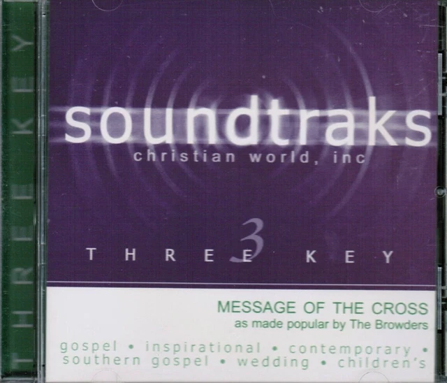 Message of the Cross - Browders - Christian Accompaniment Track CD
