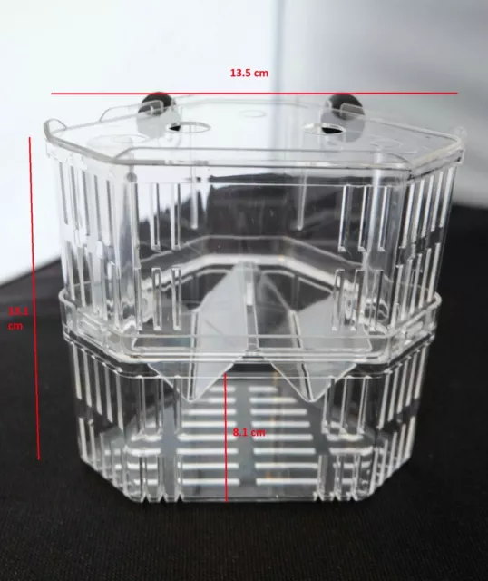 Aquarium Fish Tank Breeding Breeder Rearing Box Hatchery Isolation Case, Medium