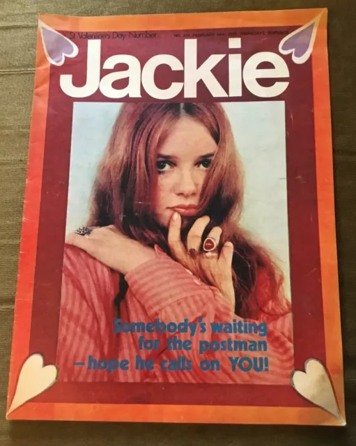 Jackie magazine no 319 14 February 1970 Mick Jagger Steve McQueen Cliff Richard