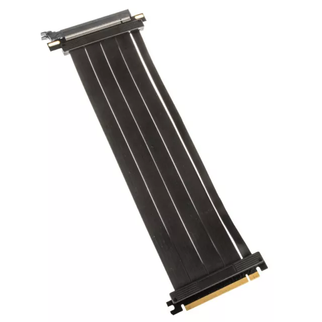 Kolink PCI Express 4.0 x16 auf x16 Riser-Kabel, 180 Grad, schwarz - 30cm