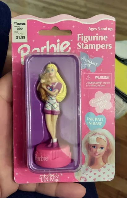 Barbie figurine 2024 stamper with complan