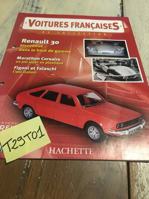 Fascicule Voitures Françaises Hachette - Sans Miniature, Occasion Correcte