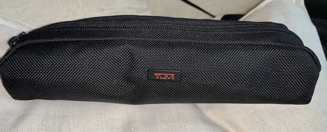 TUMI Black Accessories Pouch Zip Closure *NWOT