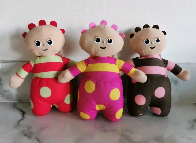 Mini Tombliboos IN THE NIGHT Garden Tombliboos, Plush Soft Toys Set 7
