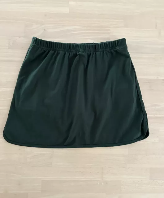 School Zone Girls Knit Skort Bottle Green Size 14 Brand New