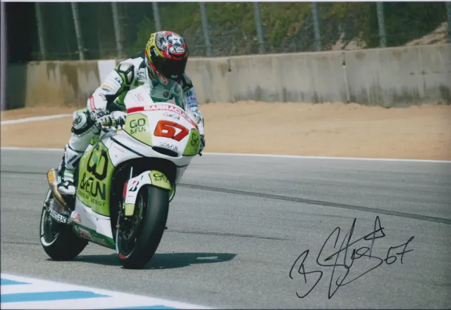 Bryan STARING SIGNED IN PERSON Autograph GO&FUN MotoGP 12x8 Photo AFTAL COA RARE
