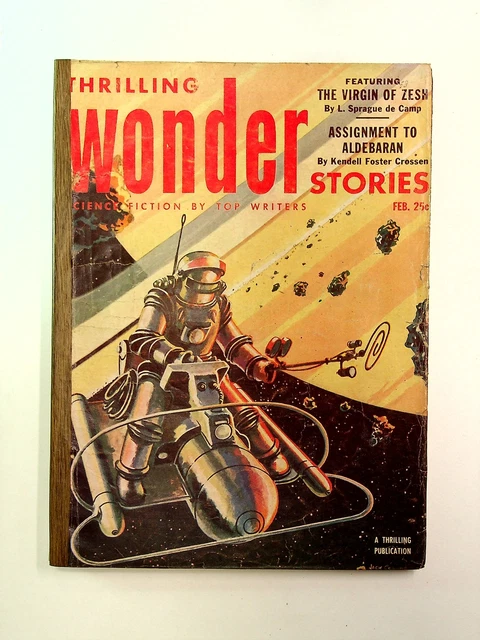 Thrilling Wonder Stories Pulp Feb 1953 Vol. 41 #3 FR