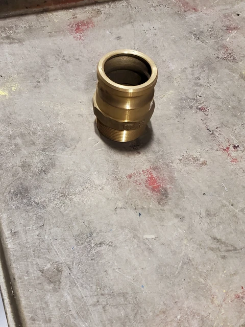 brass camlock F (adap x MP), 2.5"