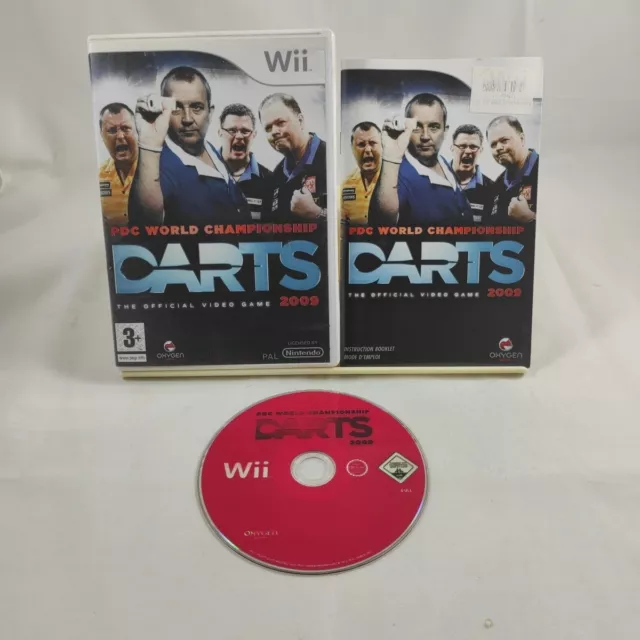PDC WORLD CHAMPIONSHIP DARTS 2009 Nintendo Wii game includes manual