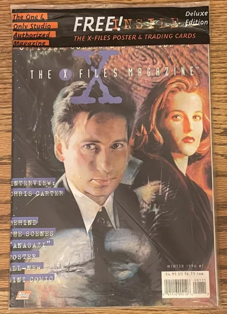 The X-Files Magazine #1 Winter 1996 David Duchovny Gillian Anderson