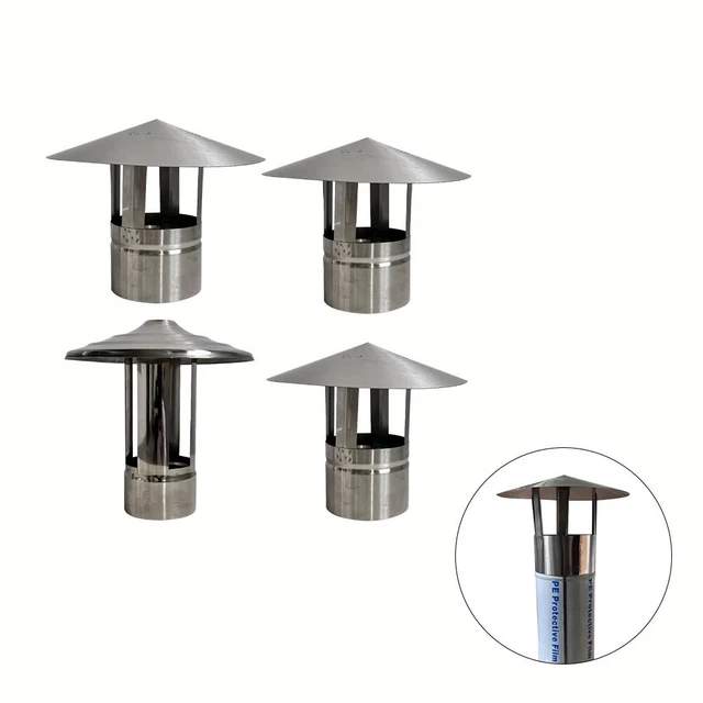 100/120/150/200mm Flue Rain Cap Flue Rain Cap Sturdy And Durable Rainproof