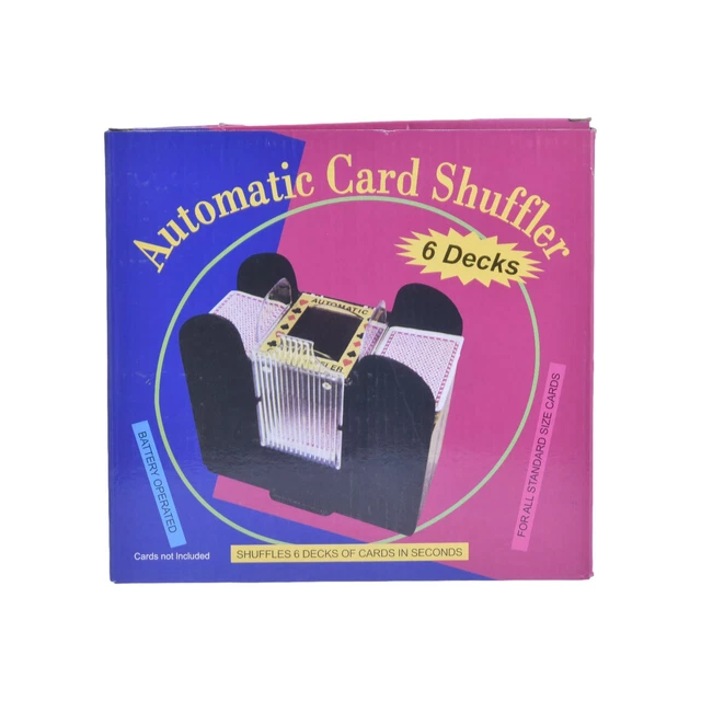 AUTOMATIC POKER CARD Shuffler Board Games Battery Operated Playing Cards Shuffle £46.79