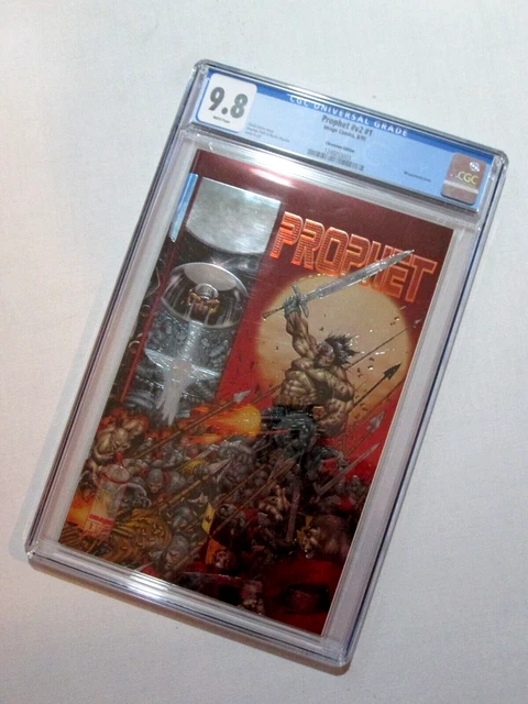 PROPHET # 1  #V2 1 CHROMIUM COVER Stepphen PLATT   1995 iMage CGC 9.8 comic book 4