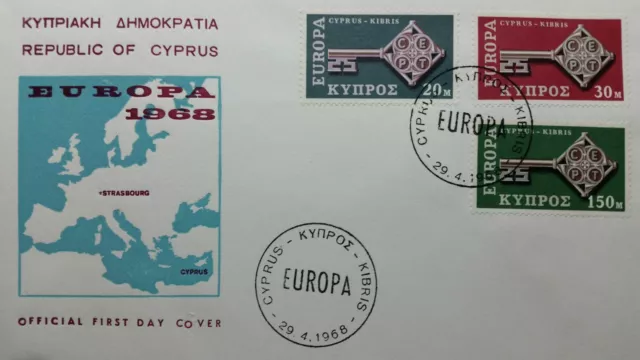 CIPRO 1968 FDC Europa CEPT RB03