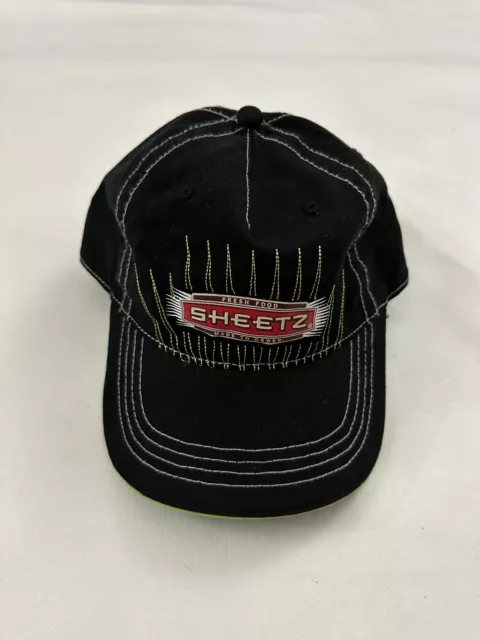 New Sheetz Embroidered Graphic Black Baseball Hat Cap Adjustable One Size