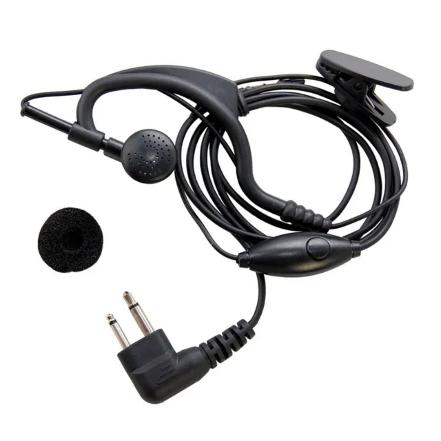 External Ear Loop 2-Pin Headset for Motorola GTI GTX Spirit Series Two Way Radio