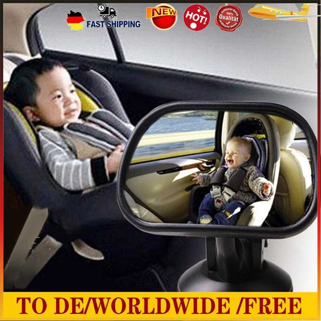 Car Back Seat Baby View Rearview Mirror Rearward Facing Safety Kids Monitors