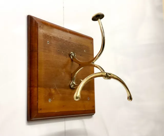 Antique Vintage Style Solid Brass Metal Handmade Nautical Cloth/Coat Hanger