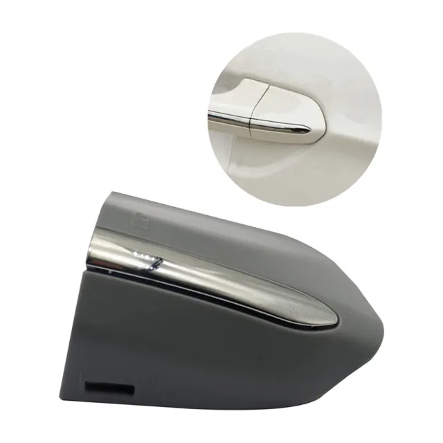 Car Left Driver Door Handle Key Bezel Cover Chrome Fit For 2013-2020 Ford Fusion