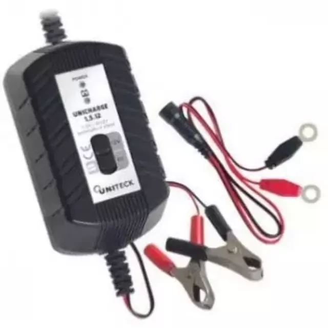 Chargeur batterie 6/12V 1,5A Uniteck