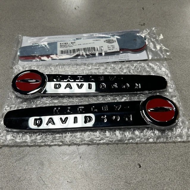 HARLEY DAVIDSON 19471950 Fuel Tank Emblems Medallions Nameplate with