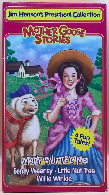 Mother Goose Stories: Mary Had a Little Lamb VHS 1995 Jim Henson *Buy 2 Get 1*