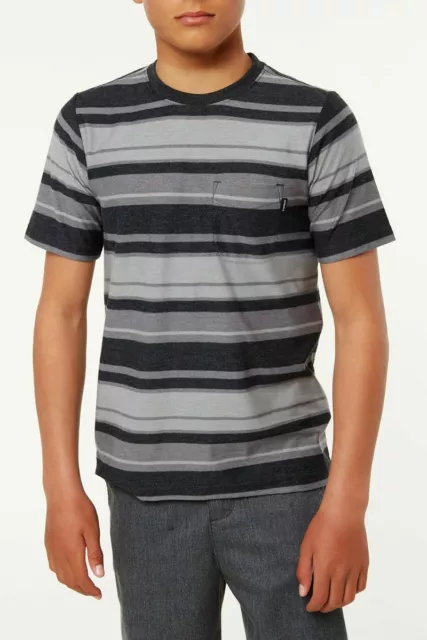 Oneill Boy's S/S Pocket T-Shirt PINNACLE CREW - BLK - Medium - NWT